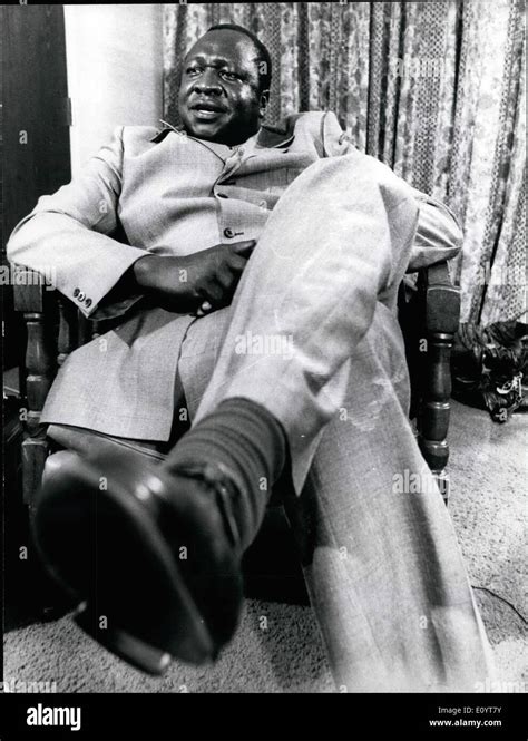 Former Ugandan President Amin .